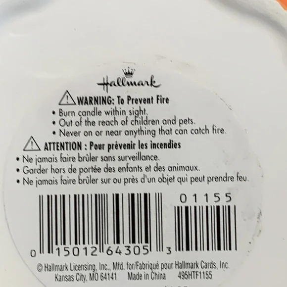 Pumpkin candle jar with topper - Picture 9 of 9